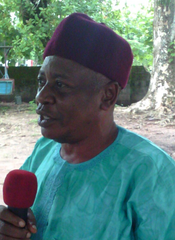 Sir Patrick Otu addressing the gathering