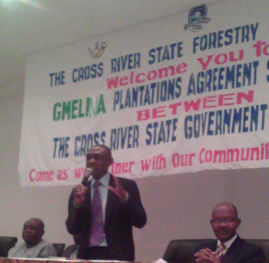 Chairman, CRS Forestry Commission, Odigha Odigha, at the occasion