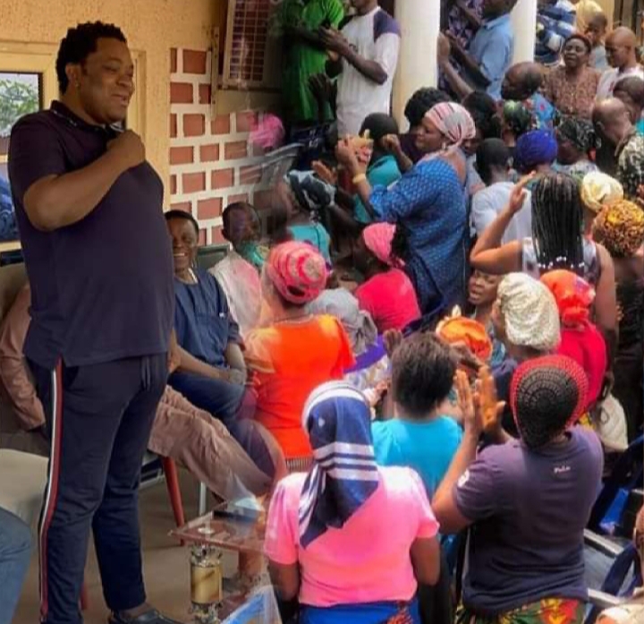 Peter Akpanke Receives Large Solidarity Visit Crowd